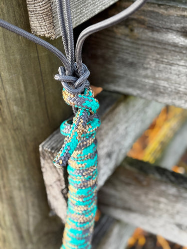 Steele Turquoise Rope Halter